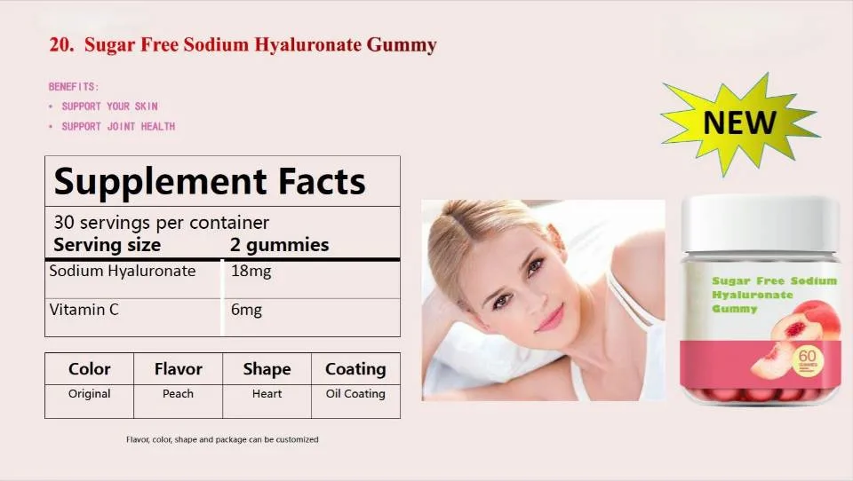 Factory Supply Multivitamin Supplement OEM Gummy Soft Jelly Candy