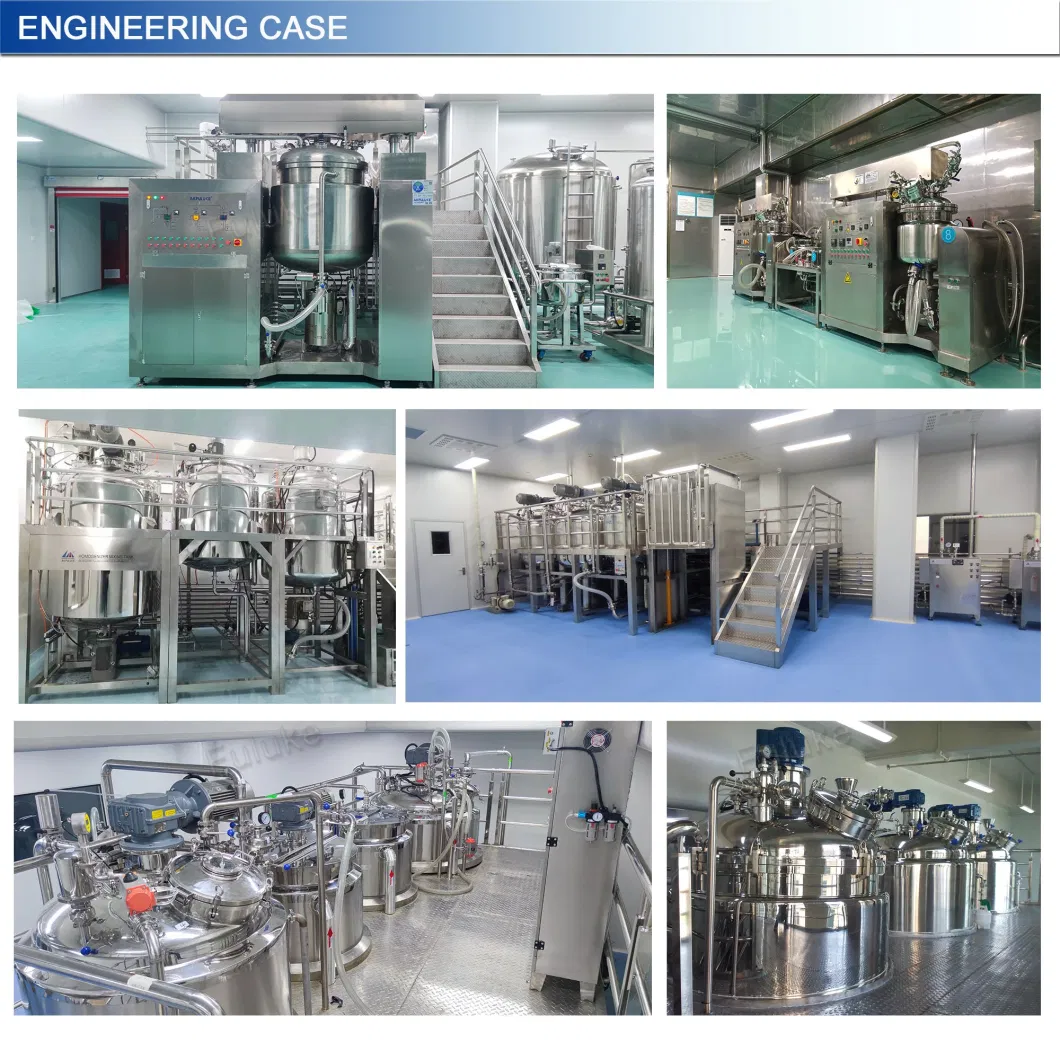 F01 Vacuum Cosmetic Cream/ Petroleum Jelly/ Body Lotion / Face Cream / Margarine Making Machine Hydraulic Lifting Emulsifying Mixer Homogenizer Mixing Machine