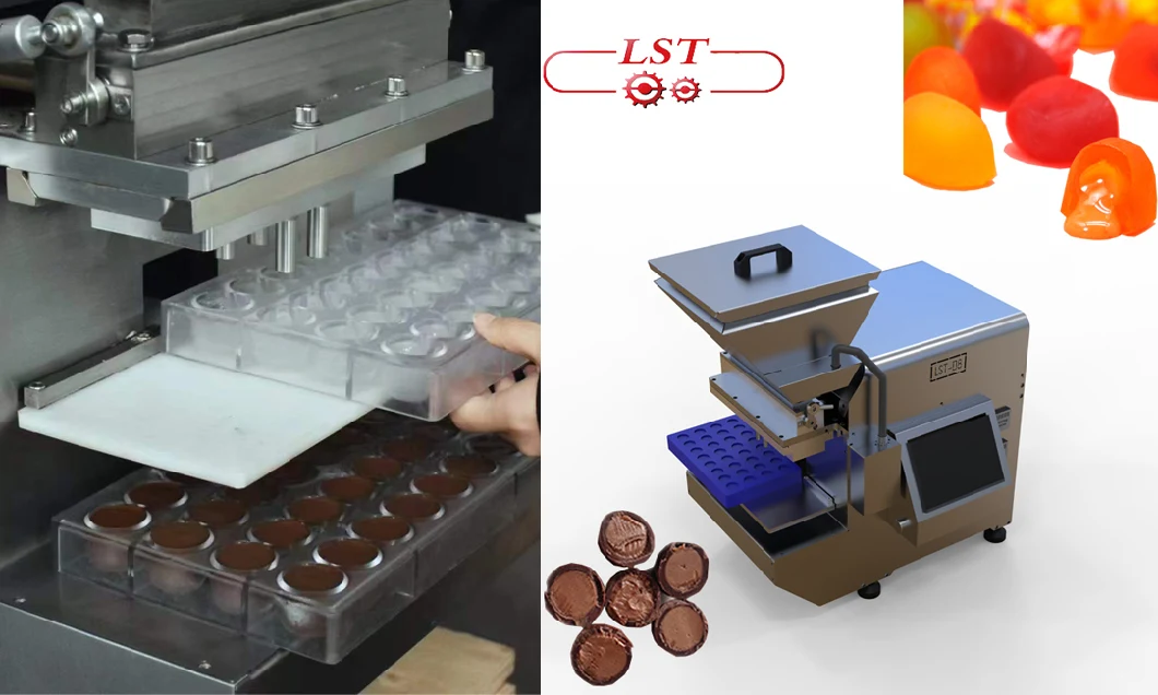 China Small Batch Stainless Steel Gummy Candy Center Filling Making Machine