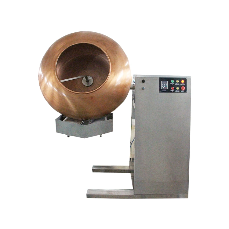 Automatic Discharge Nuts Caramelizing Caramel Peanut Almond Caramelized Nuts Coating Making Machine