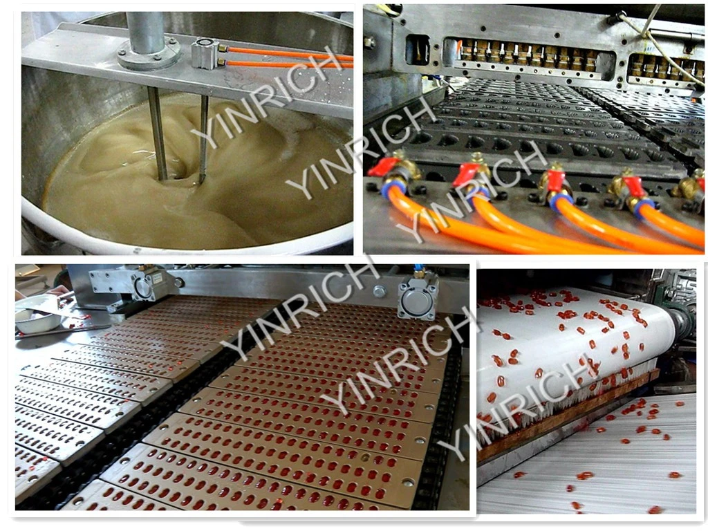 Candy Maker Candy Processing Line Deposited Two Color Jelly Candy Production Line (GDQ450)