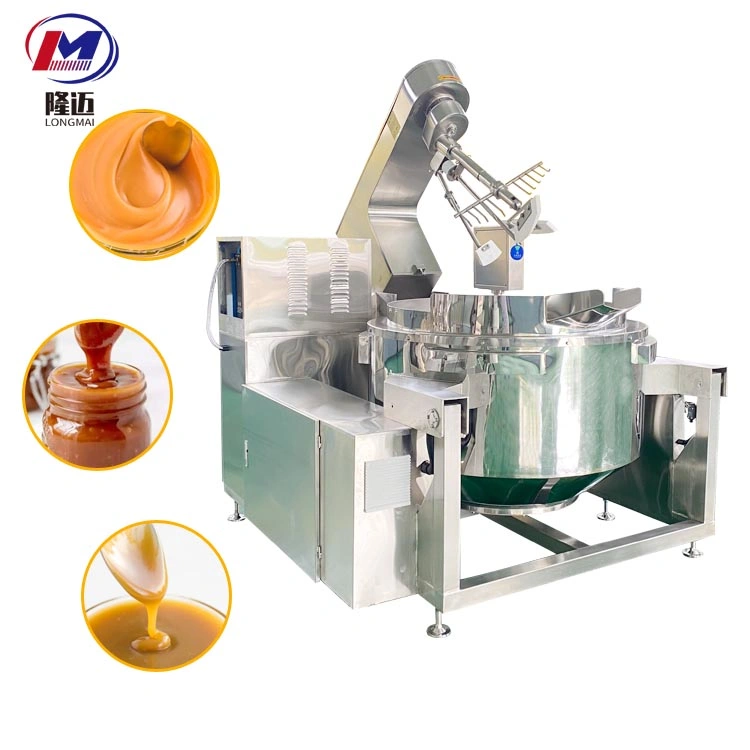 CE Approved Industrial Electric Caramel Sauce Making Machine Sauce Cooking Kettle Caramel Paste Cooking Mixer Machine Price