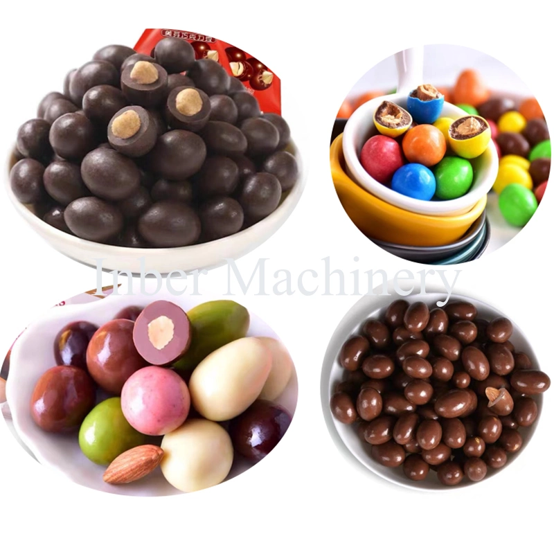 Hot Sale Caramel Popcorn Making Coating Machine Chocolate Nuts Coating Machine