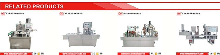 Tea with Milk Cup Filling Packaging Machine with Multiple Heads Scale