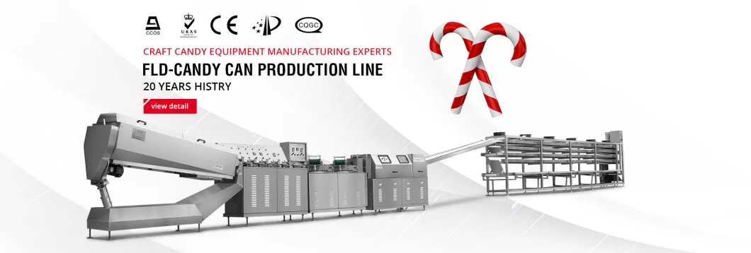 Automatic Candy Cane Candy Machine Production Line