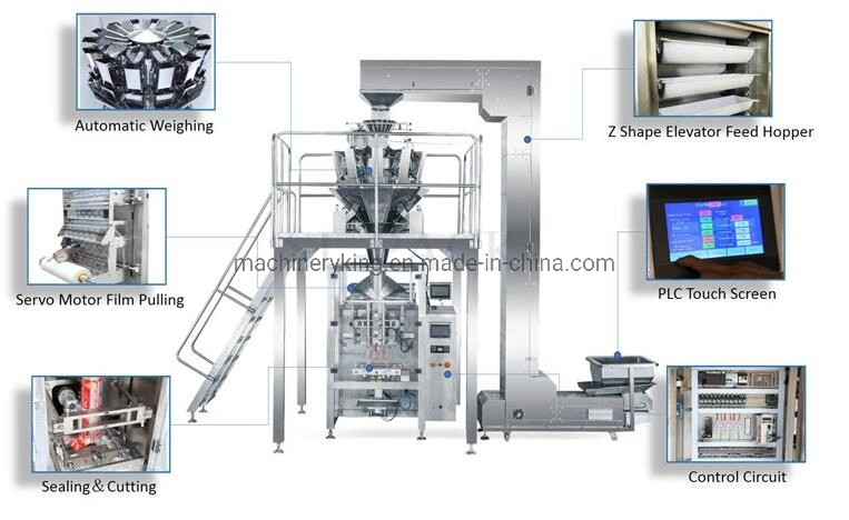 Full Automatic Weight Soft Gummy Bear Candy Packing Machine