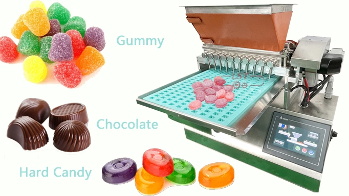 Table-Top Gummy Chocolate Pouring Machine Depositor