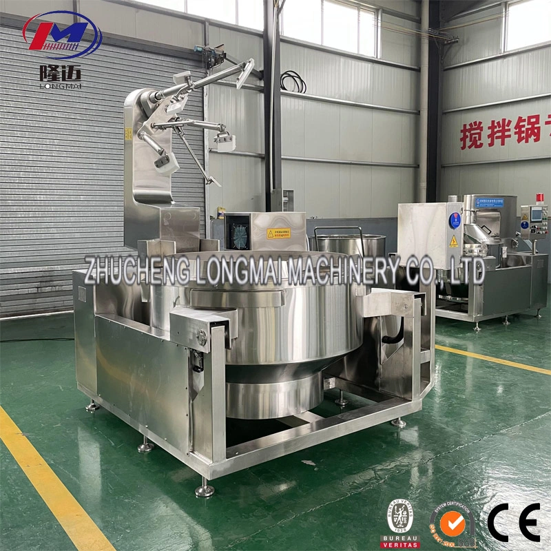 Electromagnetic Strawberry Jam Making Machine Fruit Jacketed Kettle Caramel Sauce Cooking Mixer Machine for Sale