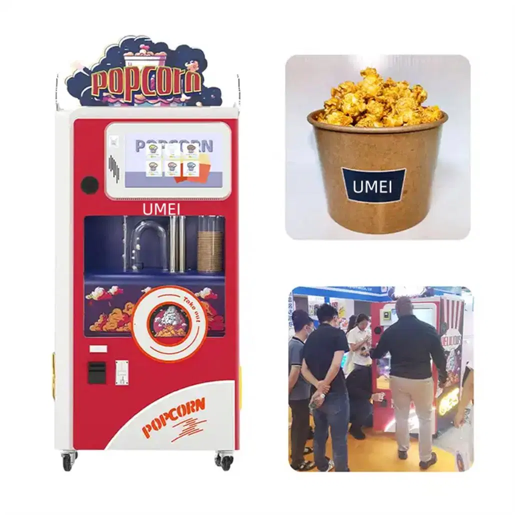 Caramel Popcorn Making Machine Oil Popping Snack Food Industrial Automatic Popcorn Machine