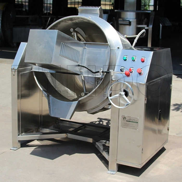 Big Sale Industrial Candy Chocolate Steam Cooker with Agitator Automatic Gas Cooking Mixer Machine