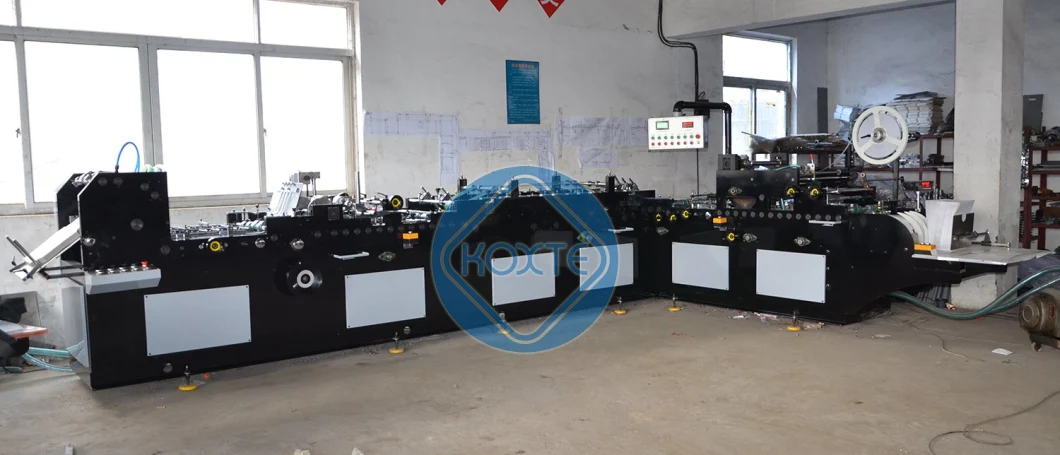 Full Automatic Paper Envelope Bag, Courier Bag, Express Bag Flap Gumming Paper Bag Making Machine