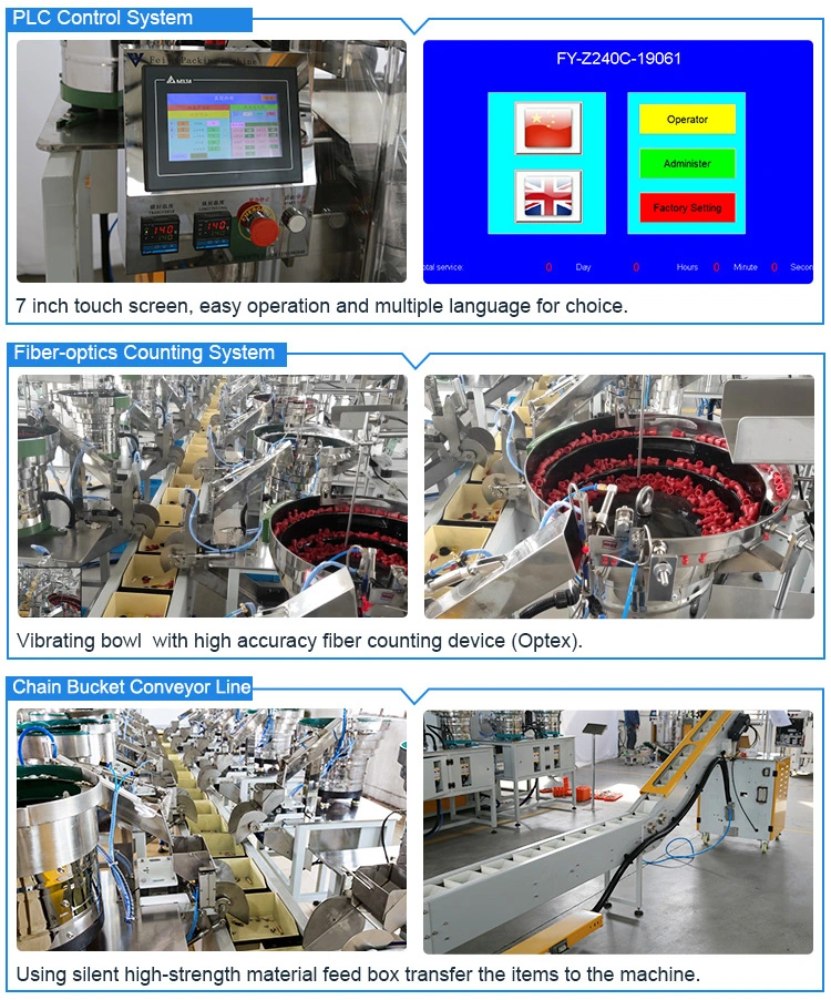 Automatic Popcorn Soft Sweets Jelly Drops Candy Counting Bagging Pouch Packing Machine by Feiyu Machinery