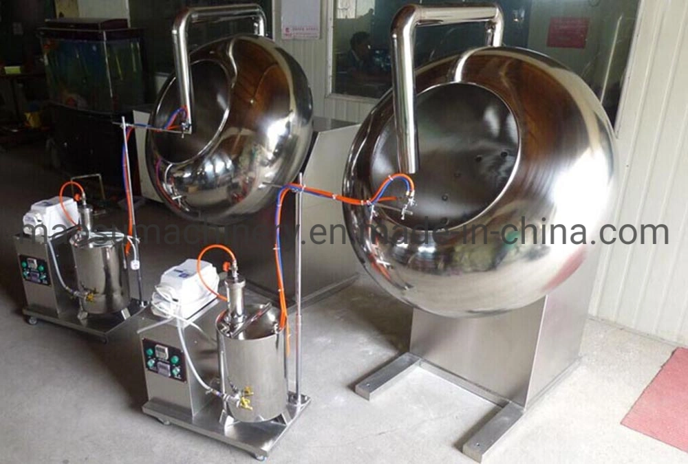 High Efficient Candied Peanut Gummy Candy Sugar Coating Machine Automatic