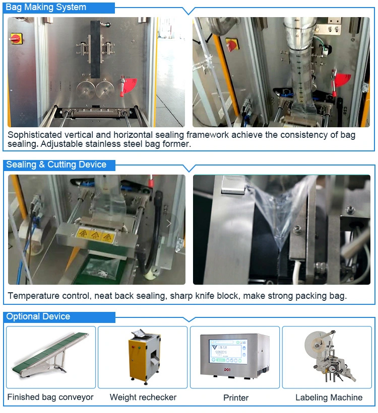 Automatic Counting Toffee Roll Ball Candy Raffaello Ball Fudge Sachet Filling Machine Gummy Bear Candy Packing Machine