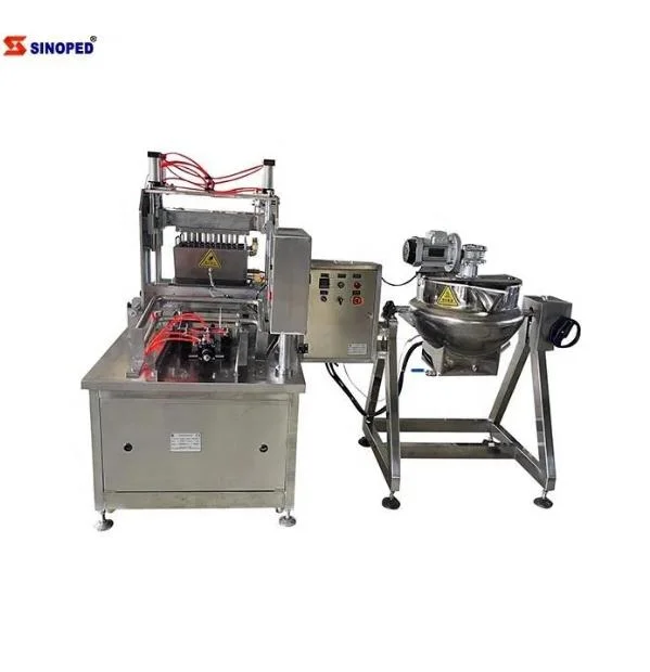 Gummy Candy Pouring Production Line Candy Enrobing Machine Pharmaceutical Manufacturer