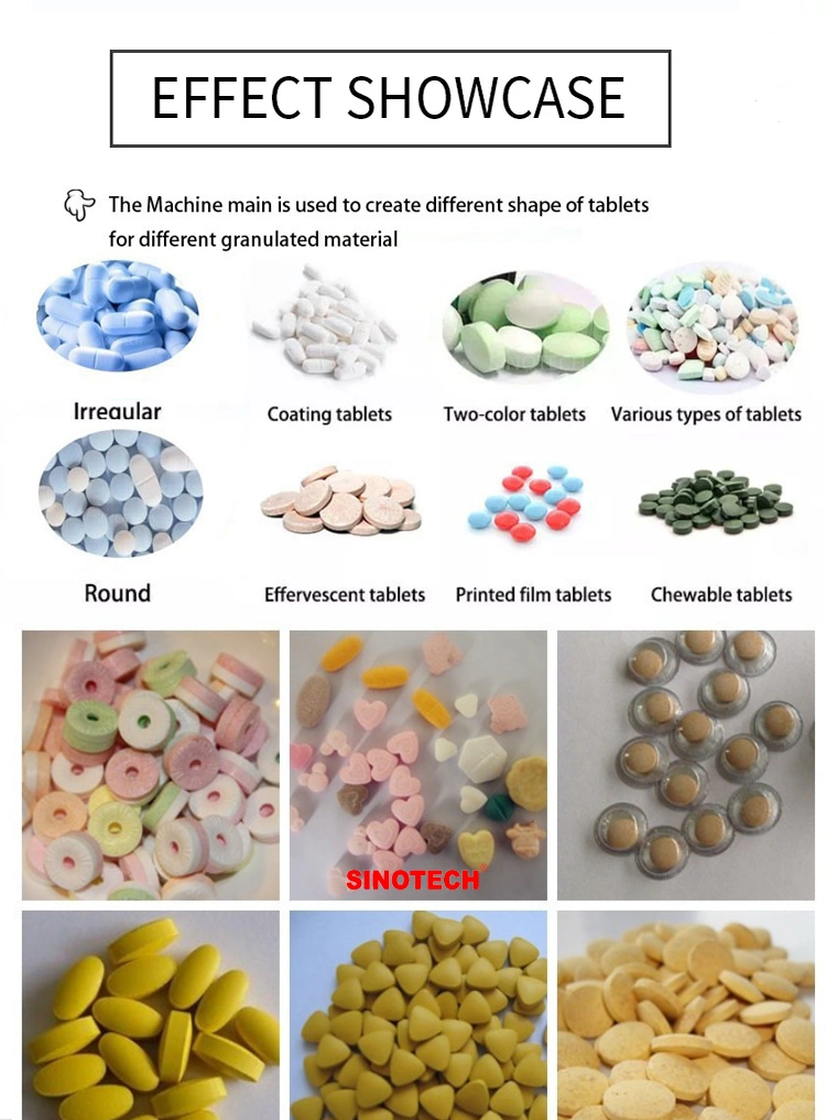 Automatic Medical Maker China Factory Best Price Rotary Herb Milk Candy Double Color Powder Pill Making High Speed Rotary Tablet Press Machine