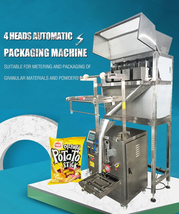 Snack Chinchin Gummy Bear Candy Scale Packing Machine From Lily