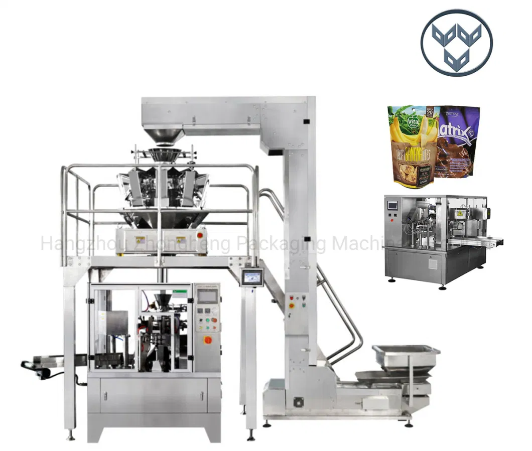 Automatic Gummy Bear Weigh Filling Packaging Machine Doypack Candy Packing Machine