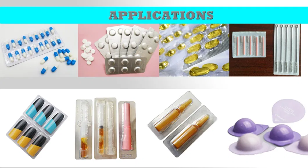 Shanghai Factory Price Packaging Machinery Candy Food Packer Automatic Aluminum Foil Plastic Pill Tablet Softgel Capsule Blister Packing Machine