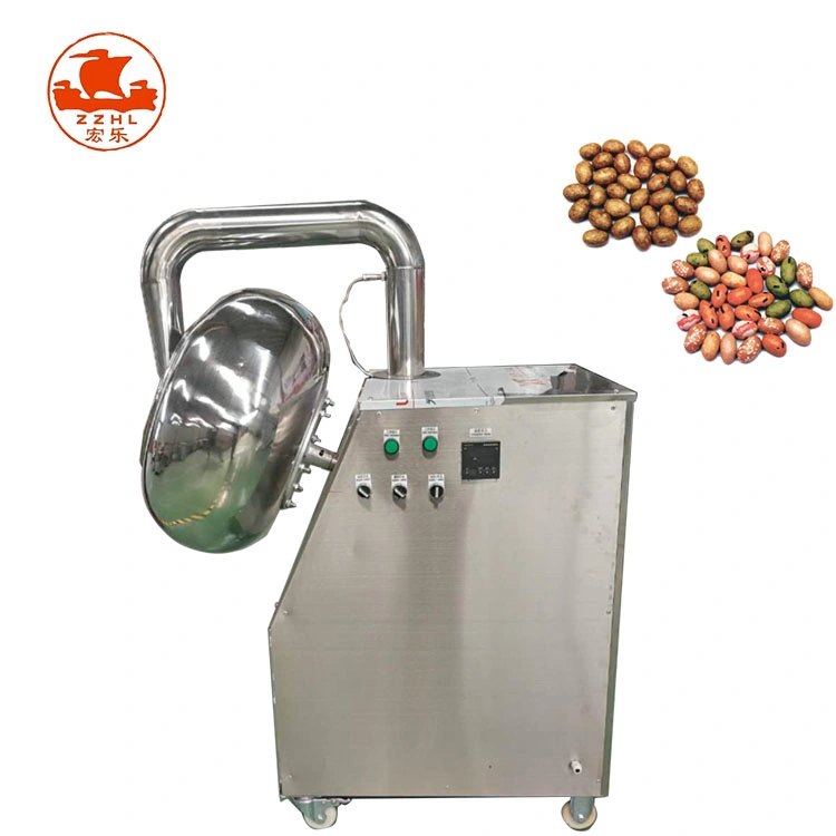 Factory Price Peanut Chocolate Sugar Candy Tablet Pill Coating Machine Pan Stainless Steel