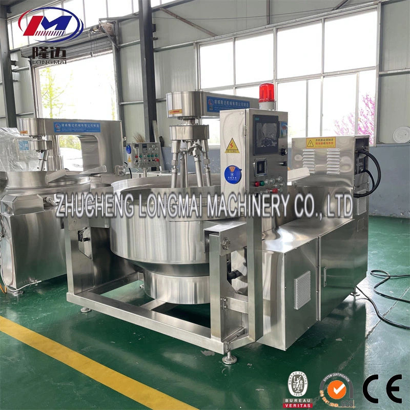 Electromagnetic Strawberry Jam Making Machine Fruit Jacketed Kettle Caramel Sauce Cooking Mixer Machine for Sale