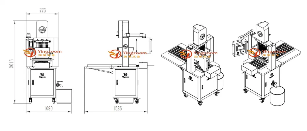 Yz20s Servo Gummy Candy Depositor/Hard Candy Making Machine