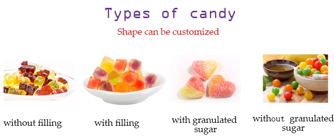 Gummy Candy Making Jelly Depositing Line Machine Equipment