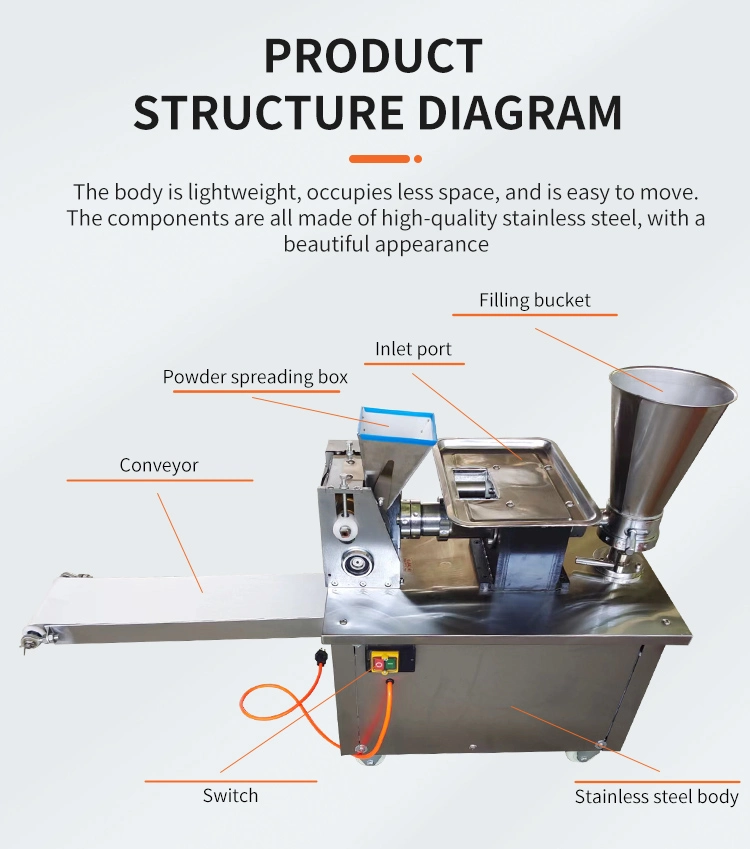 Chinese Sweet Home Use Maker Mini Automatic Making Dumpling Machine