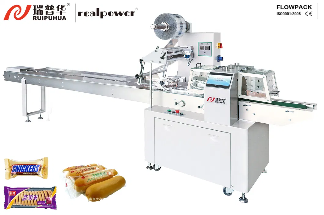 Flow Wrapper Pillow Packaging Machinery for Biscuits and Confectionery