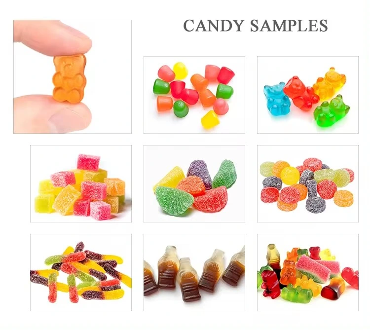 Soft Jelly Candy Beans Depositor Vitamin Gummy Bear Making Machine