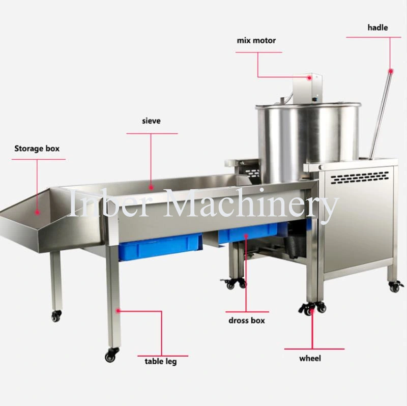 Caramel Popcorn Making Maker Machine Kettle Corn Popcorn Machine for Sale Industrial Popcorn Maker Machine