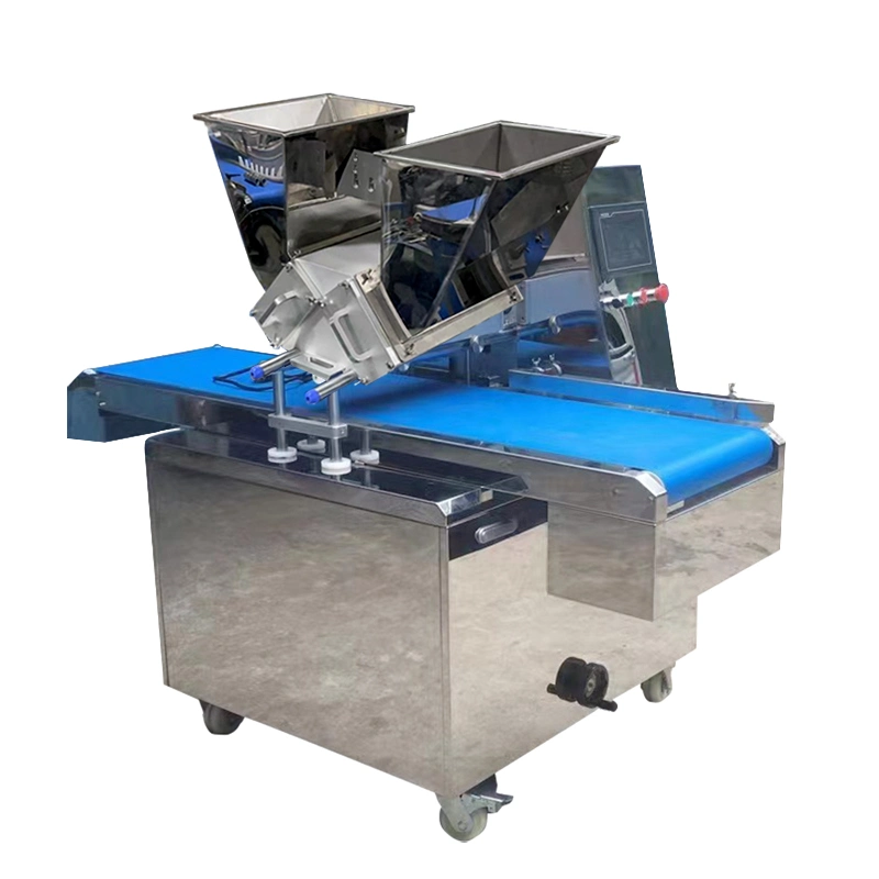 Commercial Two Hoppers with Double Color Automatic Multidrop Biscuit Cookie Depositor and Making Machine