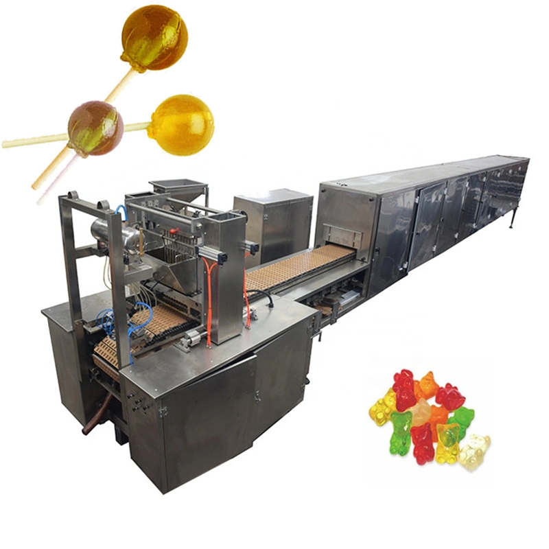 Full Automatic Vitamin Gummy Bear Soft Hard Candy Making Depositor Production Line Candy Making Machines