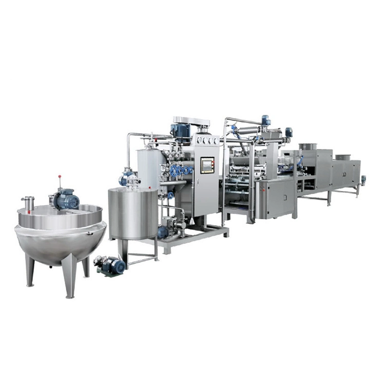 Hard Jelly Lollipop Toffee Candy Making Machine Production Line