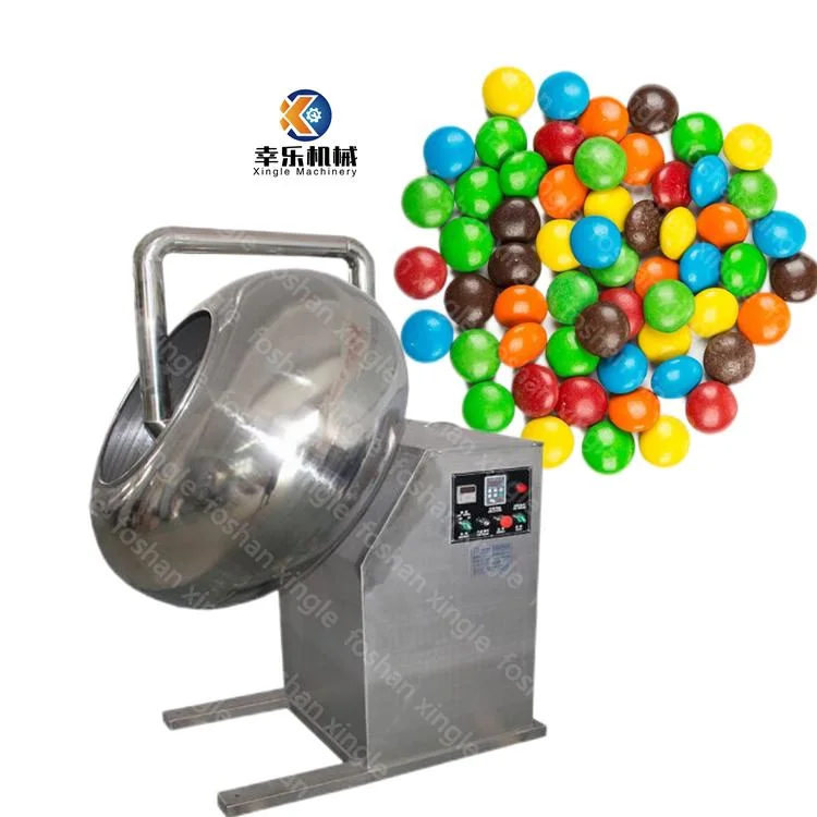 by Series Automatic Sugar Coated Gummy Bear Candy Small Peanut Burger Coating Machine Lab Use Film Coater Machine Pill Coater Machine