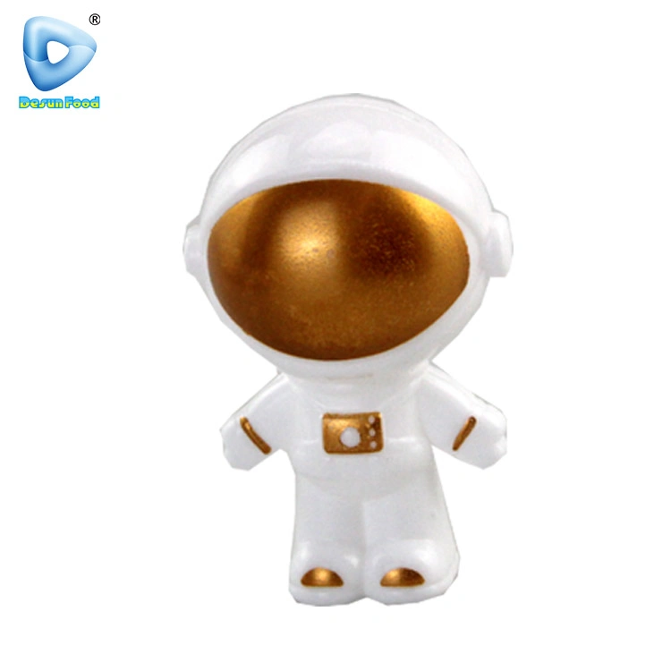 Hot Selling Wholesale Kids Cartoon Spaceman Toy with Jelly Bean Candy