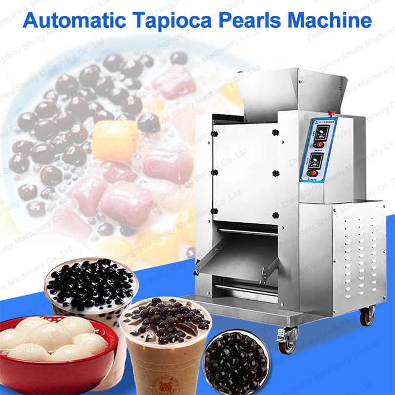 Bubble Milk Tea Taro Boba Balls Making Taiwan Tapioca Pearls Machine