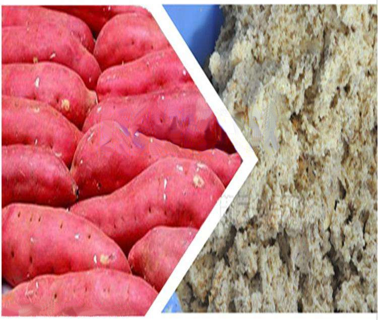 Yam Ginger Gegen Lotus Root Sweet Potato Starch Making Machine