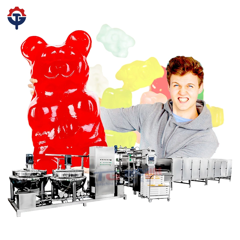 Practical and Commercial Gummy Soft Jelly Candy Depositing Machine