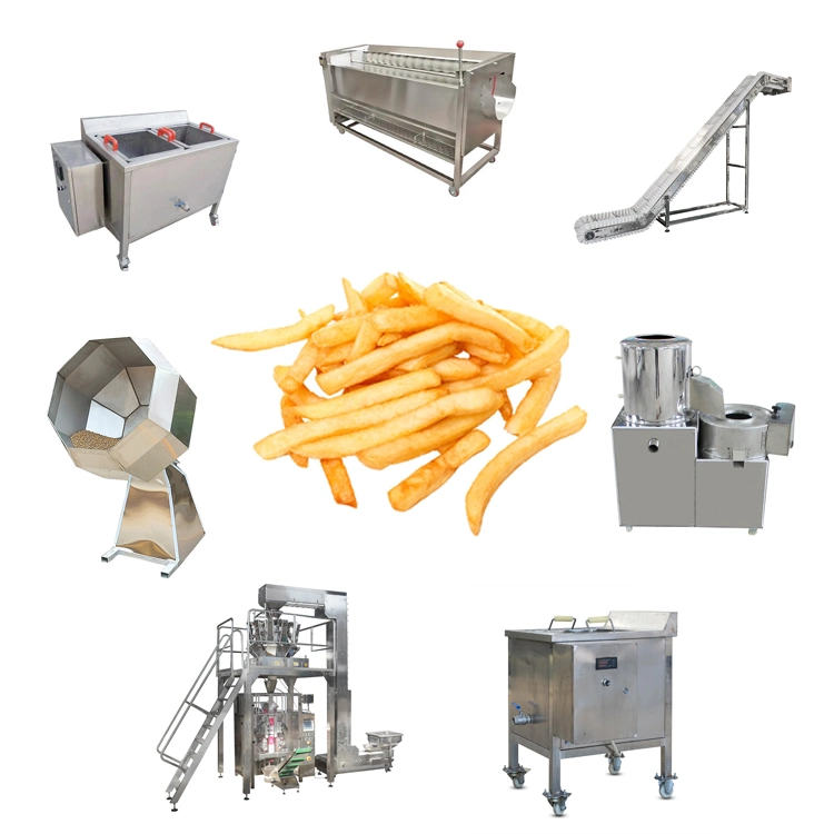 Fried Sweet Potato Chips French Fries Potato Chips Making Machine