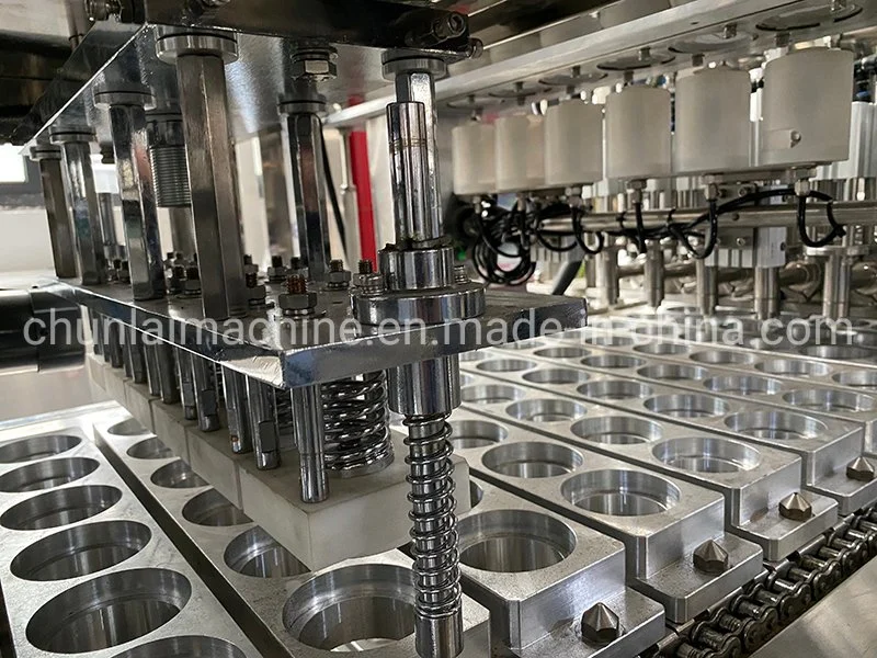 Fully Automatic Edible Popcorn Cup Aluminum Foil Sealing Machine Snacks Jar French Fries Candy Packaging Production Line