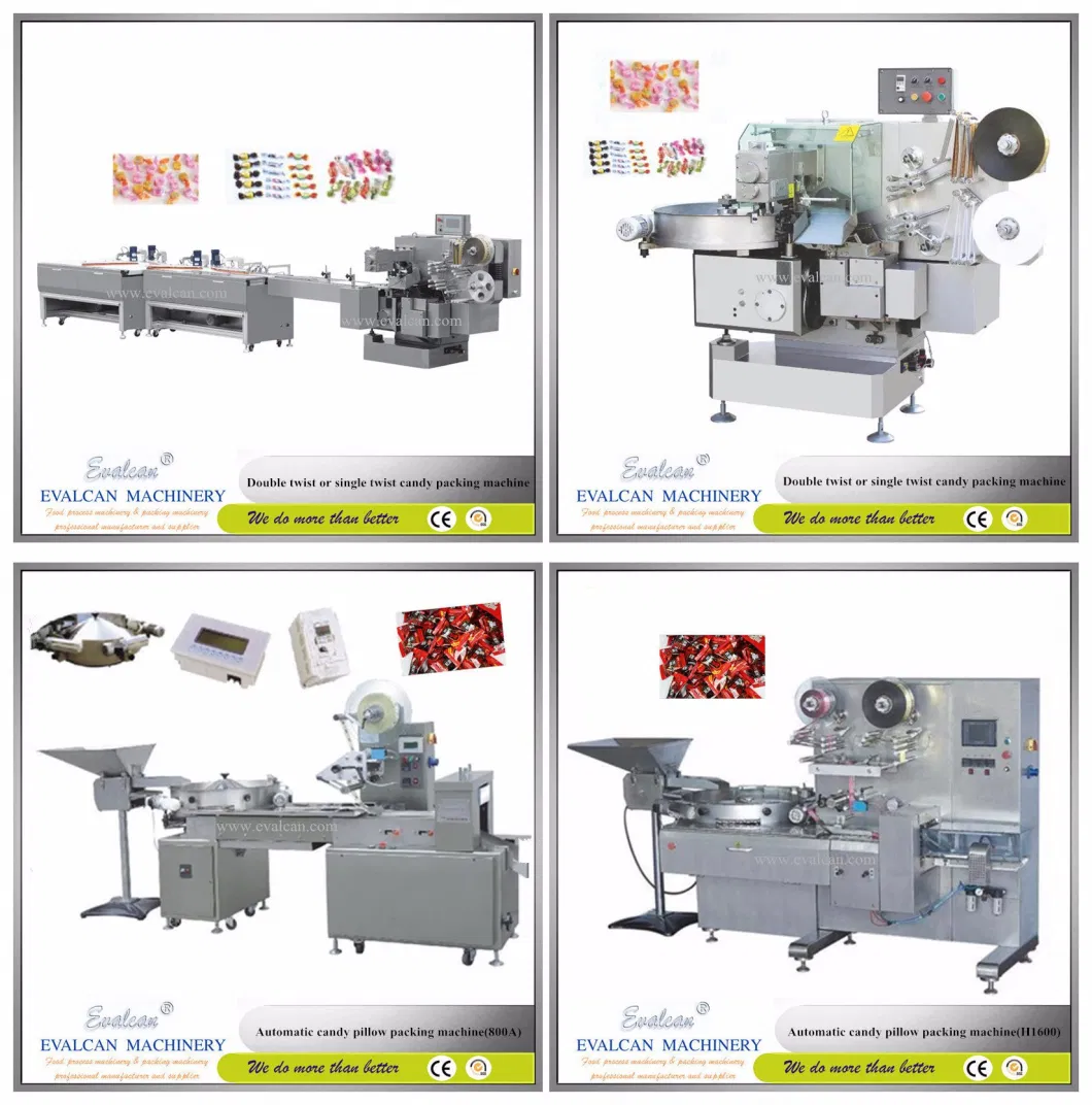 Automatic Hard Soft Candy Packing Single Twist Packaging Wrapping Machine