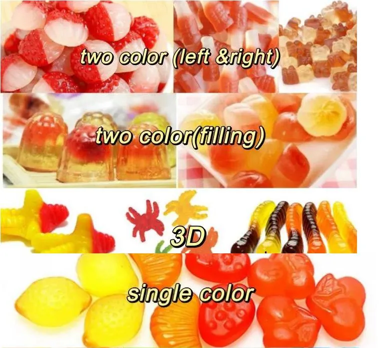 Gummy Candy Pouring Production Line Candy Enrobing Machine Pharmaceutical Manufacturer