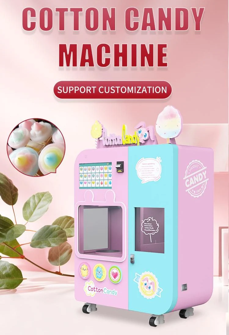 Fully Automatic Cotton Candy Making Commercial Vending Machine