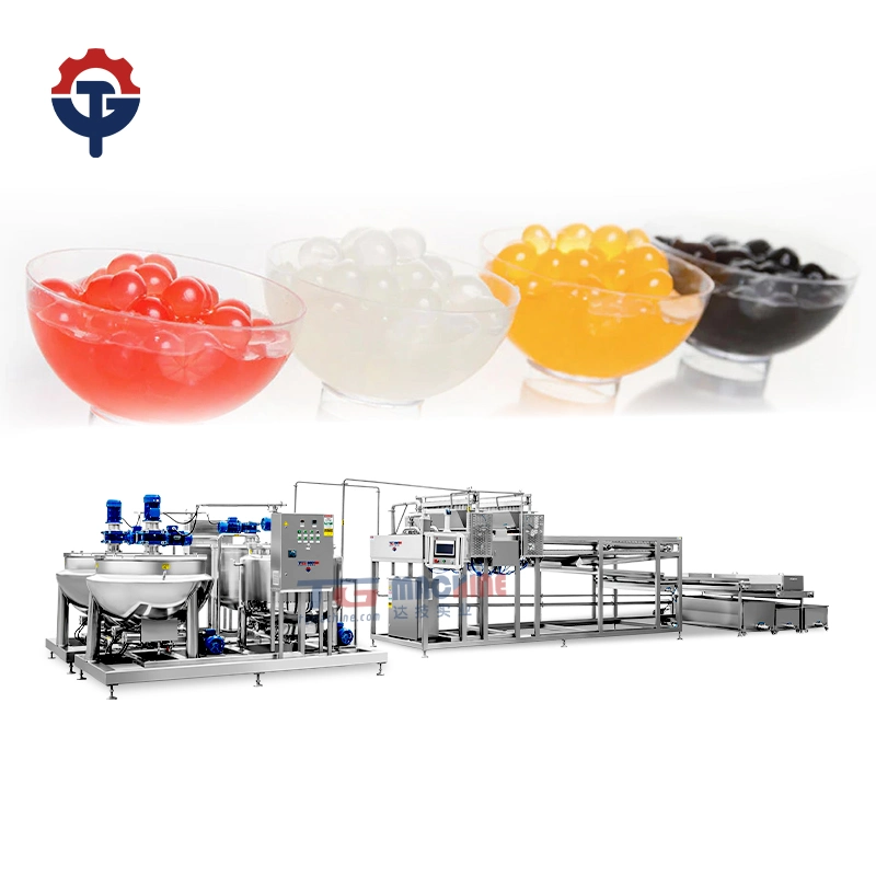 Shanghai Round Popping Boba Agar Pearls Juice Jam Ball Making Machine