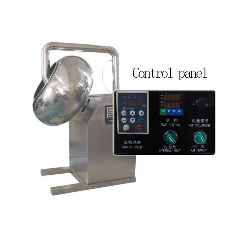 Almond Peanut Nuts Sugar Coating Machine Confectionery Gummy Candy Coating Polishing Machine