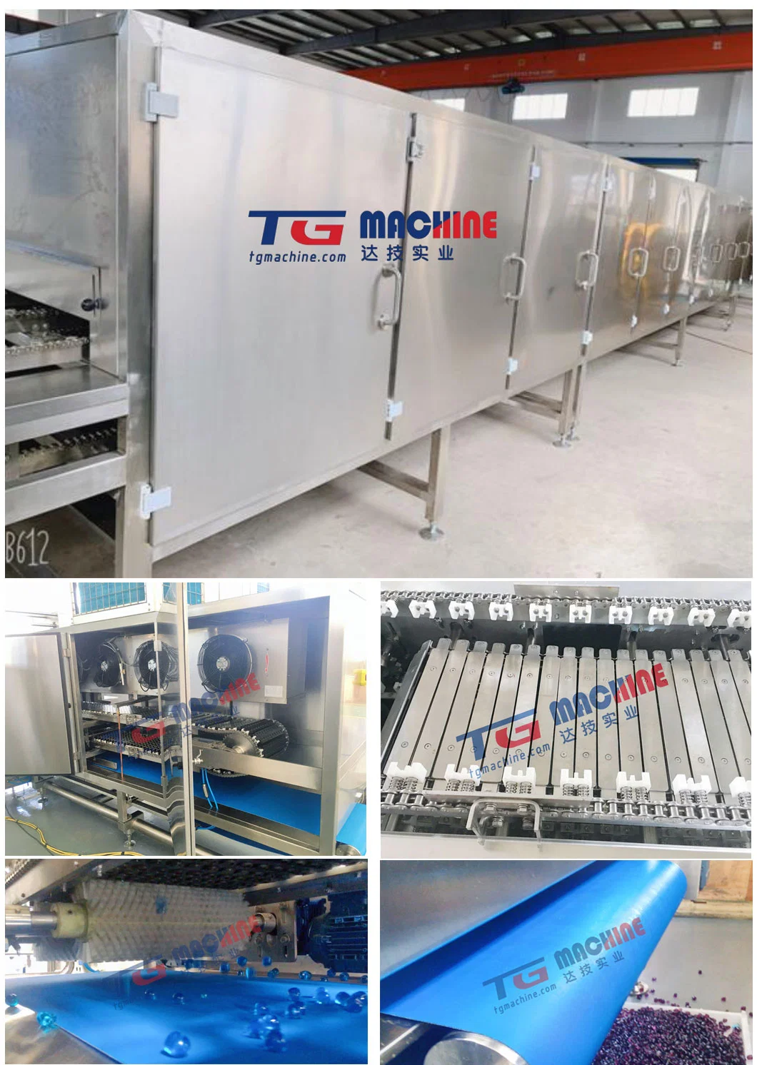 Automatic Vitamin Confectionery Sweet Candy Making Machine Fruit Gummy Soft Candy Depositing Machine