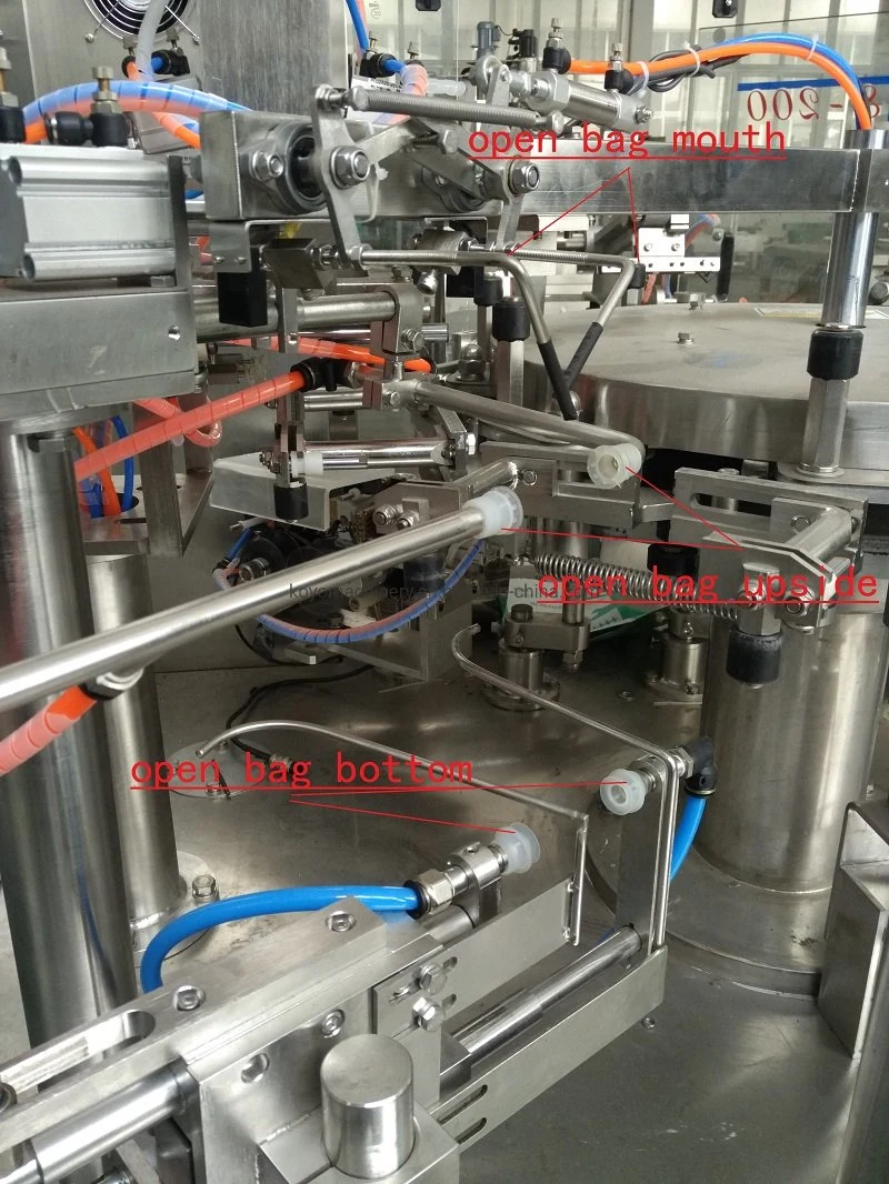 Koyo Puffed Food Fried Chips Pop Corn Processing Monoblock Premade Bag Packaging Machine with Multihead Weigher for Pet Food