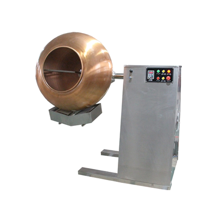 Automatic Discharge Nuts Caramelizing Caramel Peanut Almond Caramelized Nuts Coating Making Machine