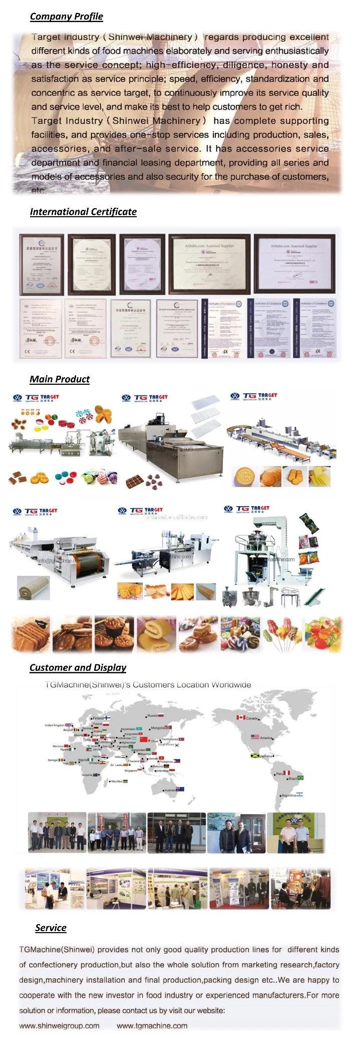 Gd300 Automatic Hard Candy Depositing Line (PLC Controlled)